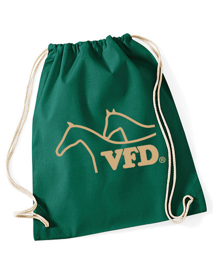 VFD e.V. Rucksackbeutel mit Flexdruck-Logo