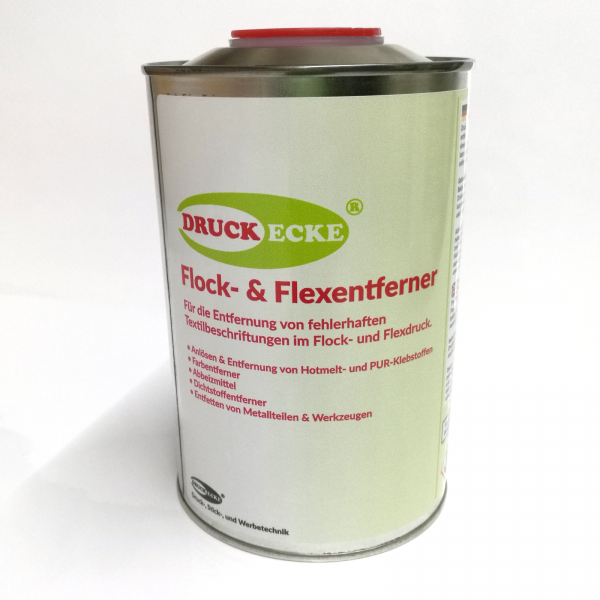 Druckecke Flock- & Flexentferner 1kg Dose